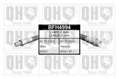 QUINTON HAZELL bfh4994 -  Тормозной шланг